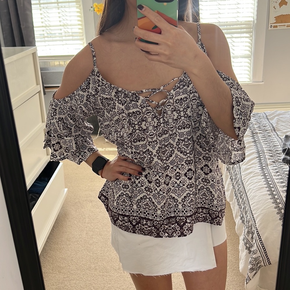 PacSun Open Shoulder Top